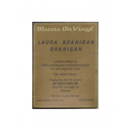 Laura Branigan - Branigan (coloured) (8719262033764) виниловая пластинка - фото 5