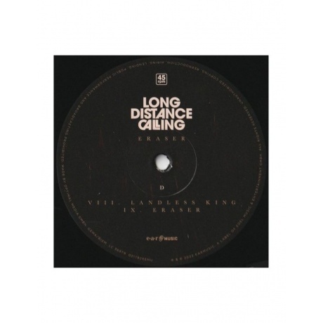 Long Distance Calling - Eraser (4029759179245) виниловая пластинка - фото 6