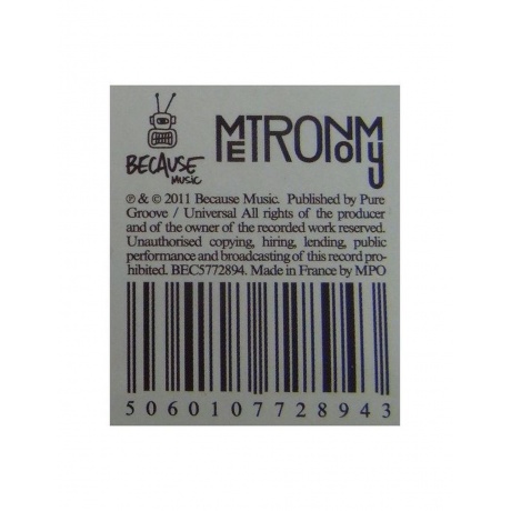 Виниловая пластинка  Metronomy The English Riviera 5060107728943 - фото 4