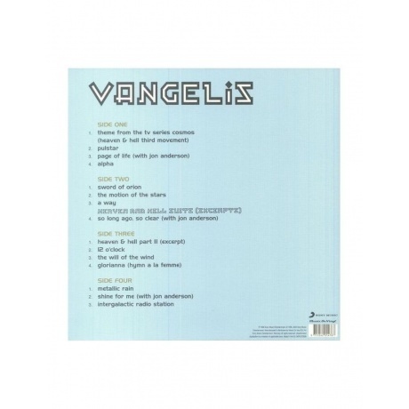 Vangelis - Gift (8719262033511) виниловая пластинка - фото 2