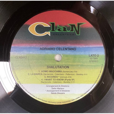 Adriano Celentano - Svalutation (0602465625455) виниловая пластинка - фото 3