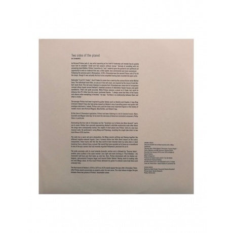 Richard Pinhas - Chronolyse (4015698023282) виниловая пластинка - фото 3