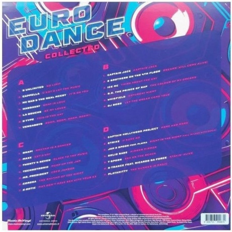 Various Artists - Eurodance Collected (8719262035997) виниловая пластинка - фото 2