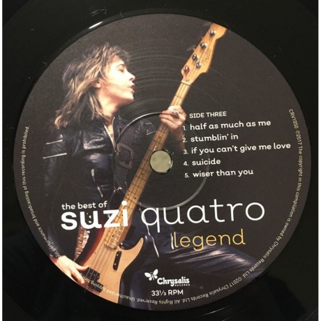Suzi Quatro - Legend: The Best Of (5060516091218) виниловая пластинка - фото 6