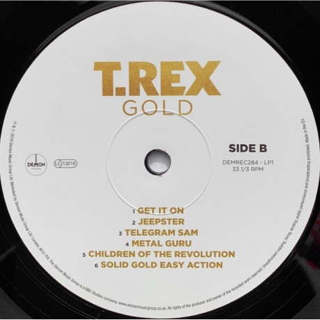 T. Rex - Gold (5014797897335) виниловая пластинка - фото 4
