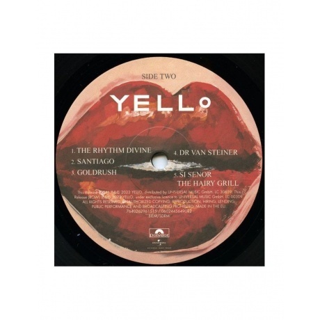 Yello - One Second/ Goldrush (0602445649129) виниловая пластинка - фото 6