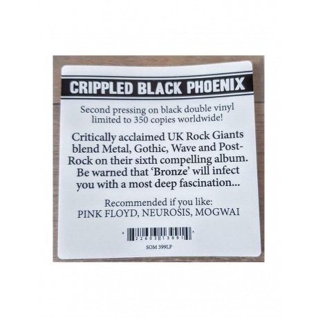 Crippled Black Phoenix - Bronze (0822603139914) виниловая пластинка - фото 6