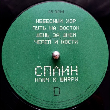 Сплин - Ключ к шифру (0190296267253) виниловая пластинка - фото 7
