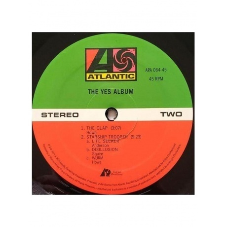 Yes - The Yes Album (Analogue) (0753088756474) виниловая пластинка - фото 6