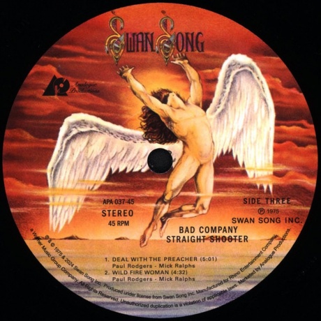 Bad Company - Straight Shooter (Analogue) (0753088753770) виниловая пластинка - фото 7
