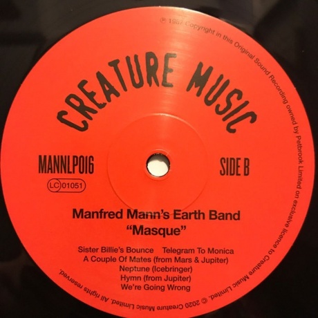 Manfred Mann's Earth Band - Masque (5060051334634) виниловая пластинка - фото 4