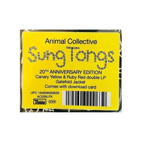 Animal Collective - Sung Tongs (coloured) (0194606000639) виниловая пластинка - фото 11