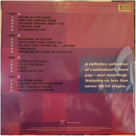 Londonbeat - The Very Best Of (coloured) (8719262034259) виниловая пластинка - фото 2