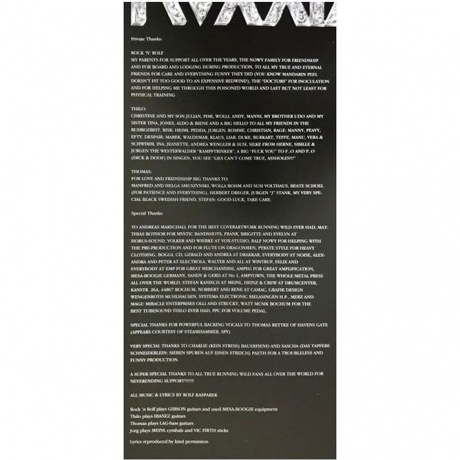 Running Wild - Black Hand Inn (4050538268126) виниловая пластинка - фото 12