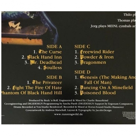 Running Wild - Black Hand Inn (4050538268126) виниловая пластинка - фото 15