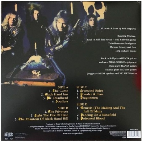 Running Wild - Black Hand Inn (4050538268126) виниловая пластинка - фото 5