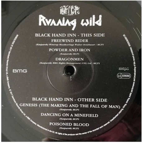Running Wild - Black Hand Inn (4050538268126) виниловая пластинка - фото 8