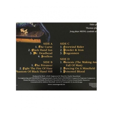Виниловая пластинка Running Wild - Black Hand Inn (4050538268126) - фото 15