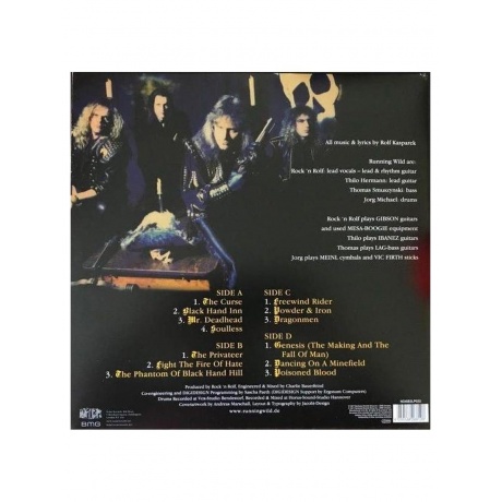 Виниловая пластинка Running Wild - Black Hand Inn (4050538268126) - фото 5