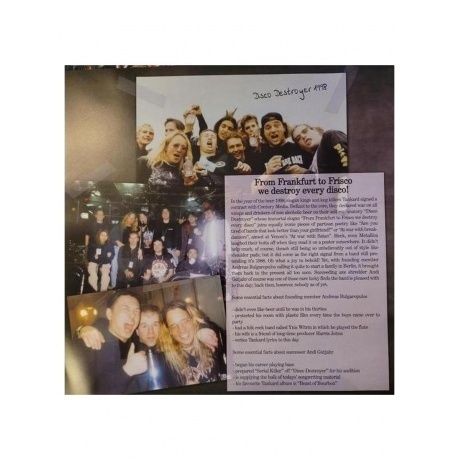 Tankard - Disco Destroyer (coloured) (4255698500684) виниловая пластинка - фото 7
