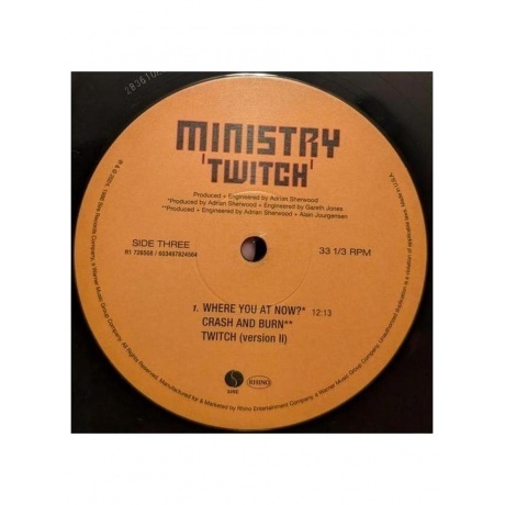 Ministry - Twitch - deluxe (0603497824564) виниловая пластинка - фото 8