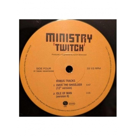 Ministry - Twitch - deluxe (0603497824564) виниловая пластинка - фото 9