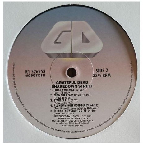 Grateful Dead - Shakedown Street (0603497830831) виниловая пластинка - фото 5