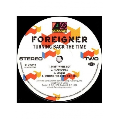 Foreigner - Turning Back The Time (0603497821242) виниловая пластинка - фото 4
