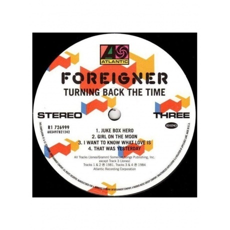 Foreigner - Turning Back The Time (0603497821242) виниловая пластинка - фото 5