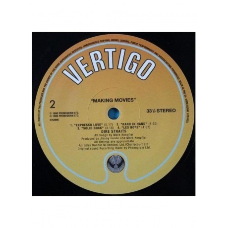 Dire Straits - Making Movies (0602537529056) виниловая пластинка - фото 6