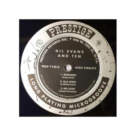 Gil Evans - Gil Evans &amp; Ten (Analogue) (0753088712012) виниловая пластинка - фото 4