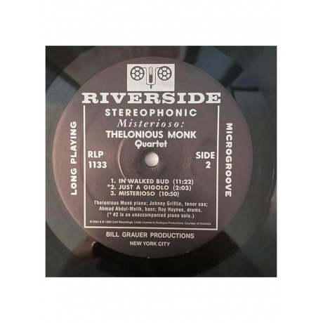 Thelonious Monk - Misterioso (Analogue) (0753088113338) виниловая пластинка - фото 5