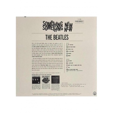 The Beatles - Something New (0602468019831) виниловая пластинка - фото 2