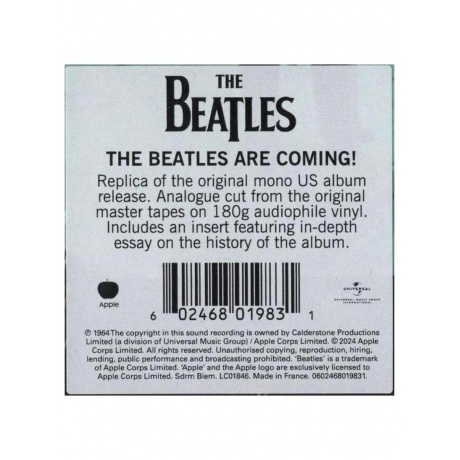The Beatles - Something New (0602468019831) виниловая пластинка - фото 11