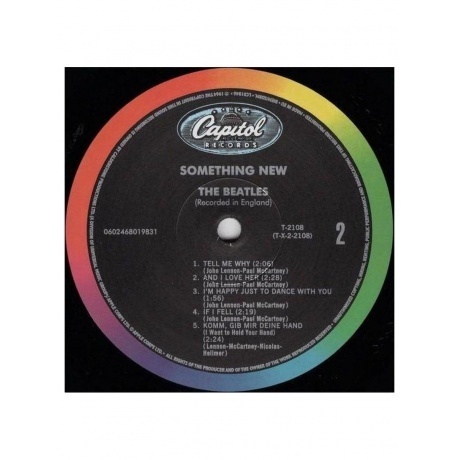 The Beatles - Something New (0602468019831) виниловая пластинка - фото 4