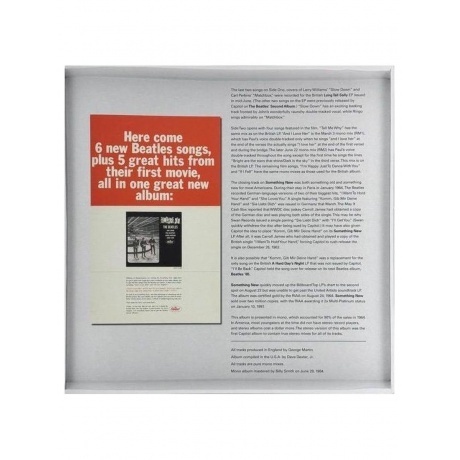 The Beatles - Something New (0602468019831) виниловая пластинка - фото 9