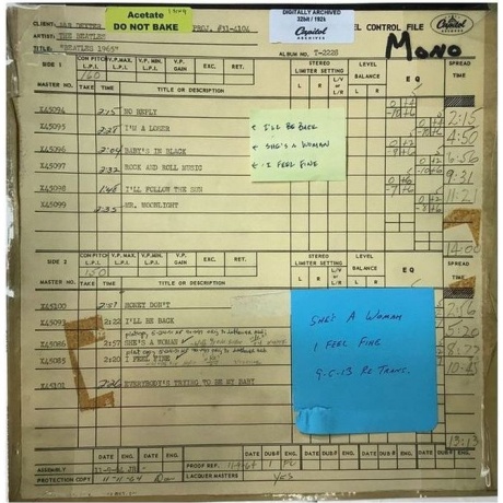 The Beatles - Beatles '65 (0602468019855) виниловая пластинка - фото 7