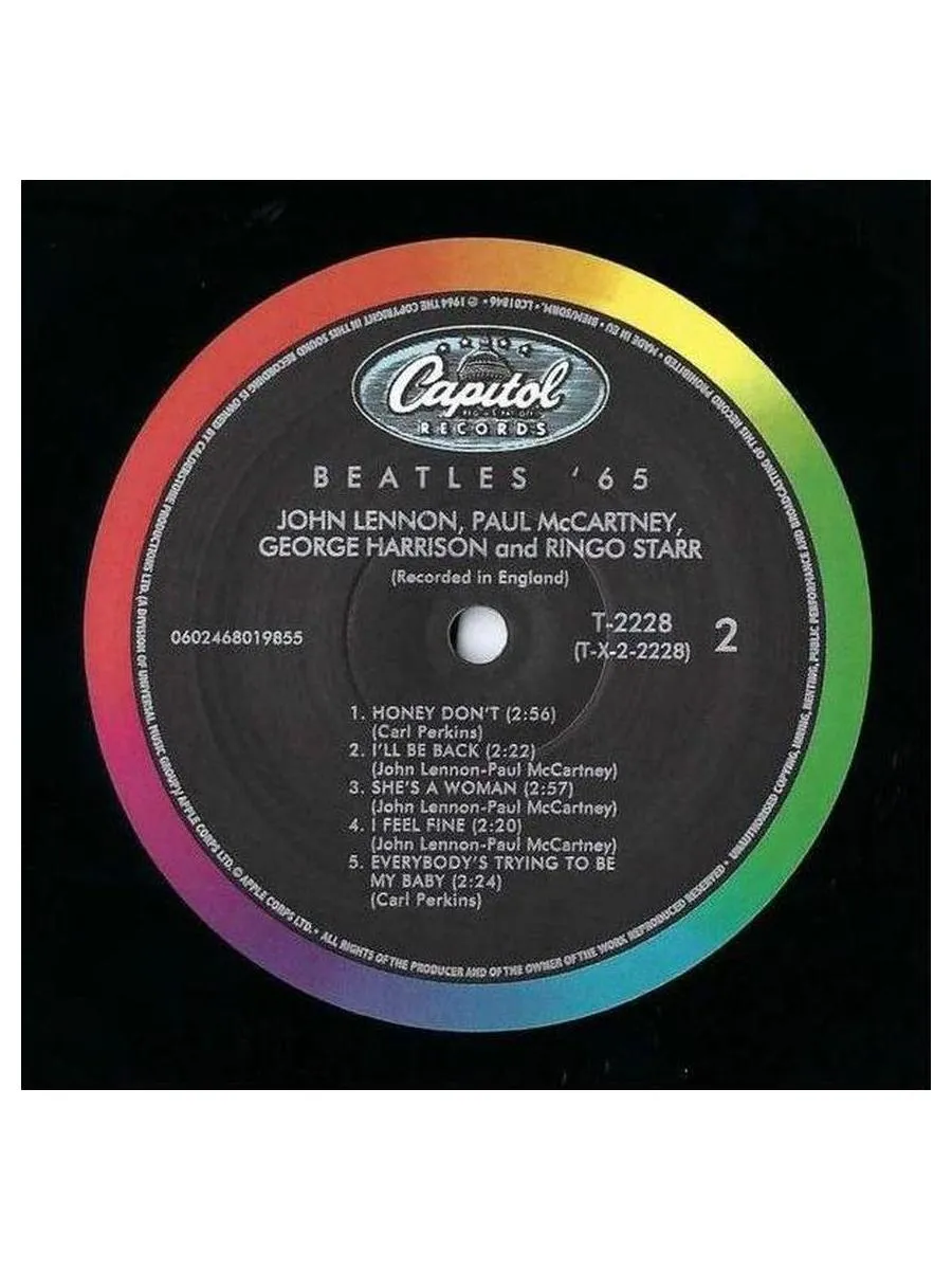 Виниловая пластинка The Beatles - Beatles '65 (0602468019855) - фото 6