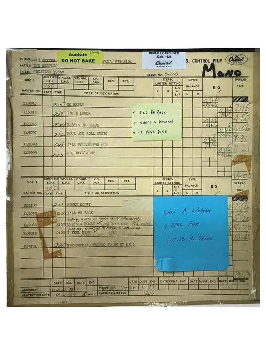 Виниловая пластинка The Beatles - Beatles '65 (0602468019855) - фото 7