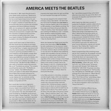 The Beatles - Meet The Beatles (0602468019718) виниловая пластинка - фото 7