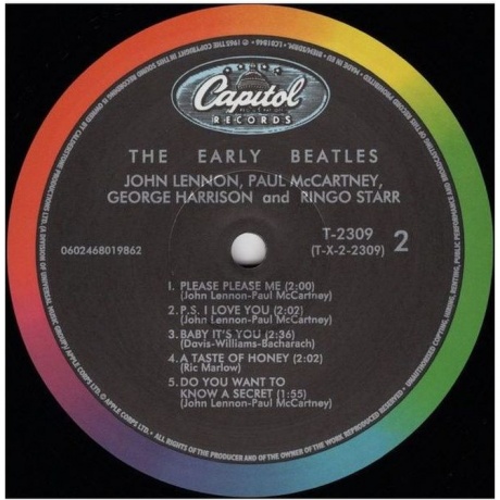 The Beatles - The Early Beatles (0602468019862) виниловая пластинка - фото 4