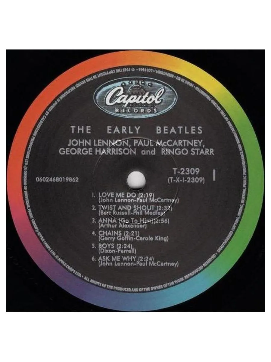 Виниловая пластинка The Beatles - The Early Beatles (0602468019862) - фото 3