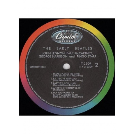 Виниловая пластинка The Beatles - The Early Beatles (0602468019862) - фото 4