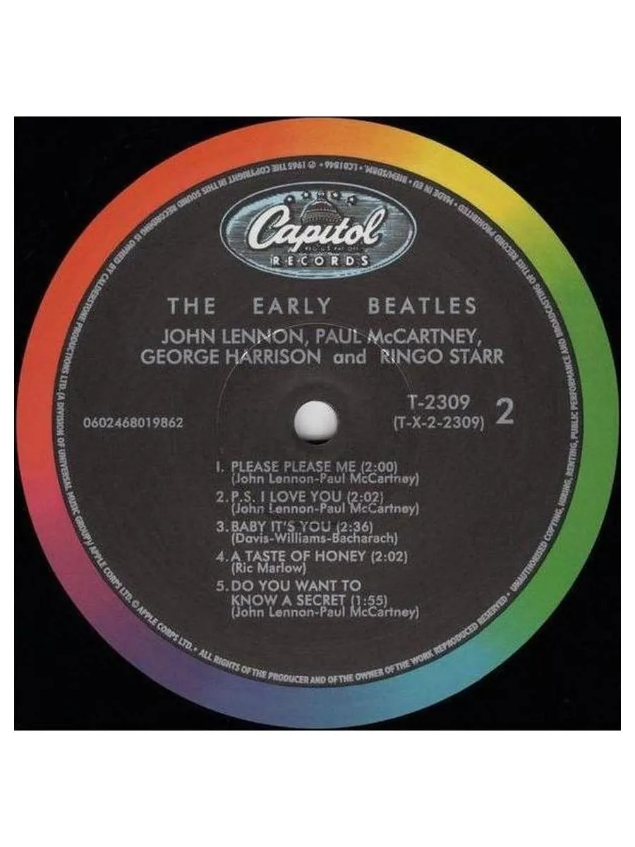 Виниловая пластинка The Beatles - The Early Beatles (0602468019862) - фото 4