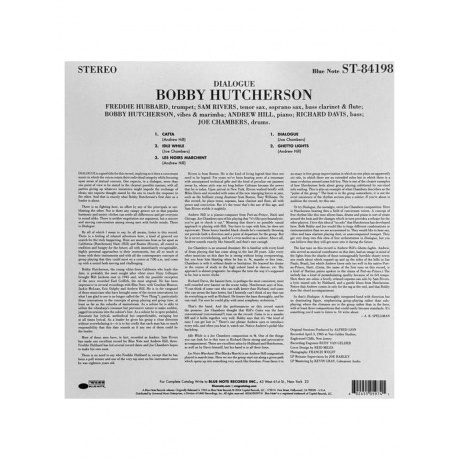 Bobby Hutcherson - Dialogue (Analogue, Tone Poet) (0602455059741) виниловая пластинка - фото 4