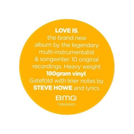 Виниловая пластинка Steve Howe - Love Is (4050538608601) - фото 9