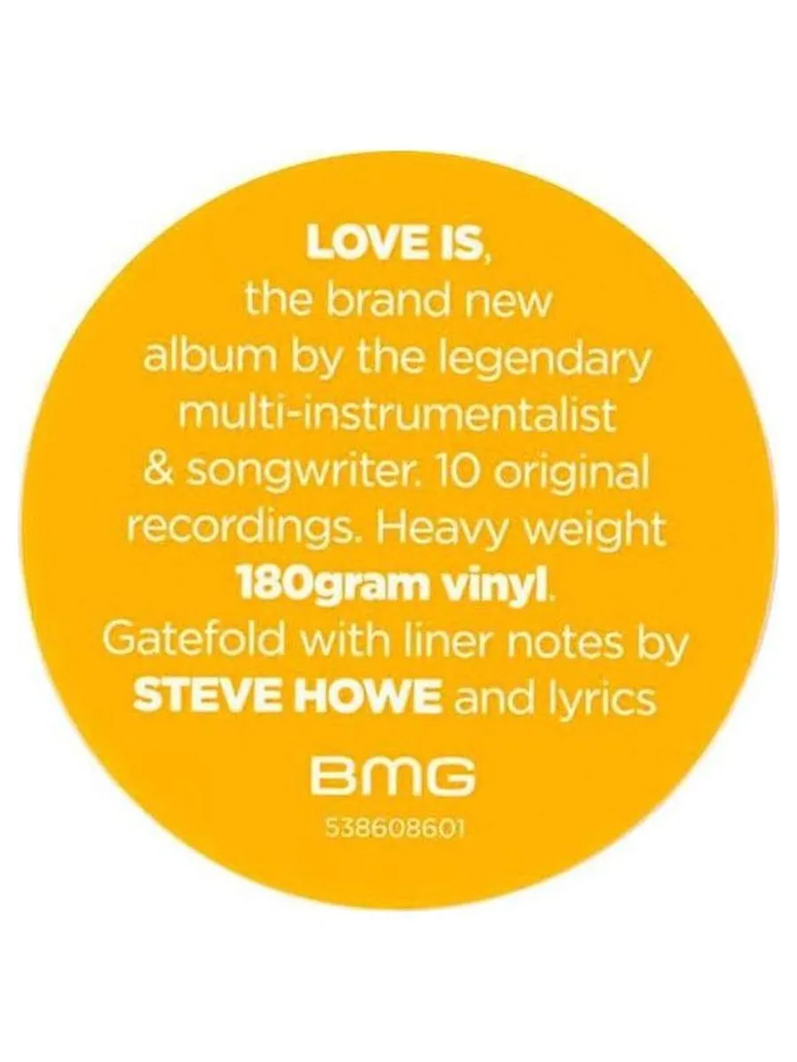 Виниловая пластинка Steve Howe - Love Is (4050538608601) - фото 9