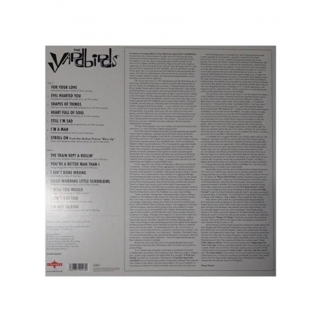 Виниловая пластинка The Yardbirds - The Best Of (coloured) (5060767444139) - фото 2