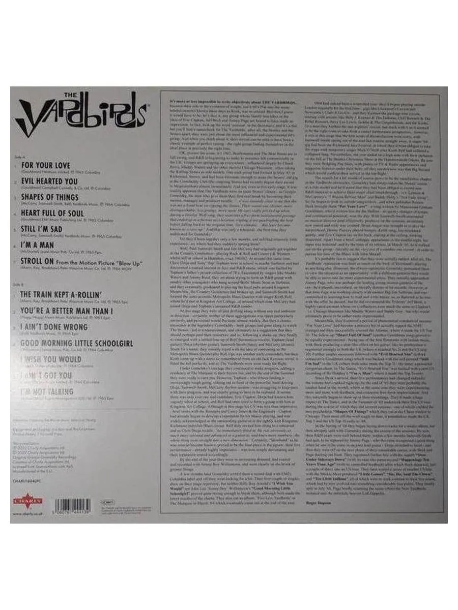 Виниловая пластинка The Yardbirds - The Best Of (coloured) (5060767444139) - фото 2