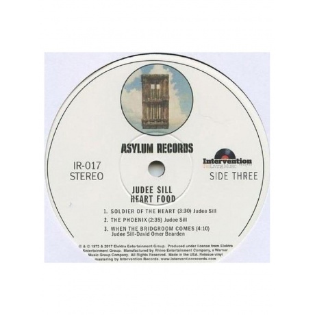Judee Sill - Heart Food (Analogue) (0707129301413) виниловая пластинка - фото 11